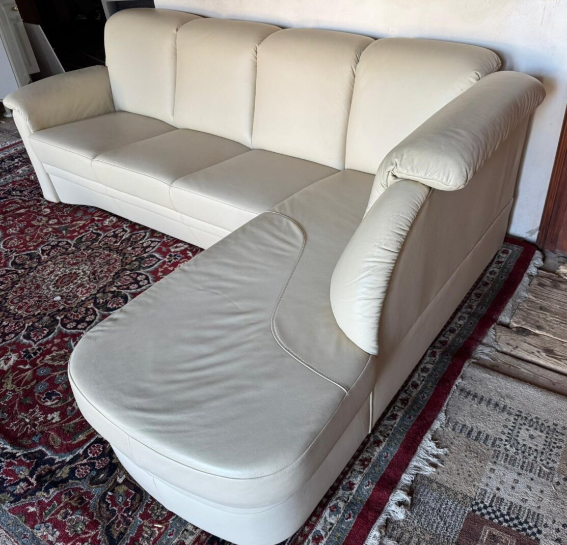 Kožená rohová sedačka, 5249 - 3