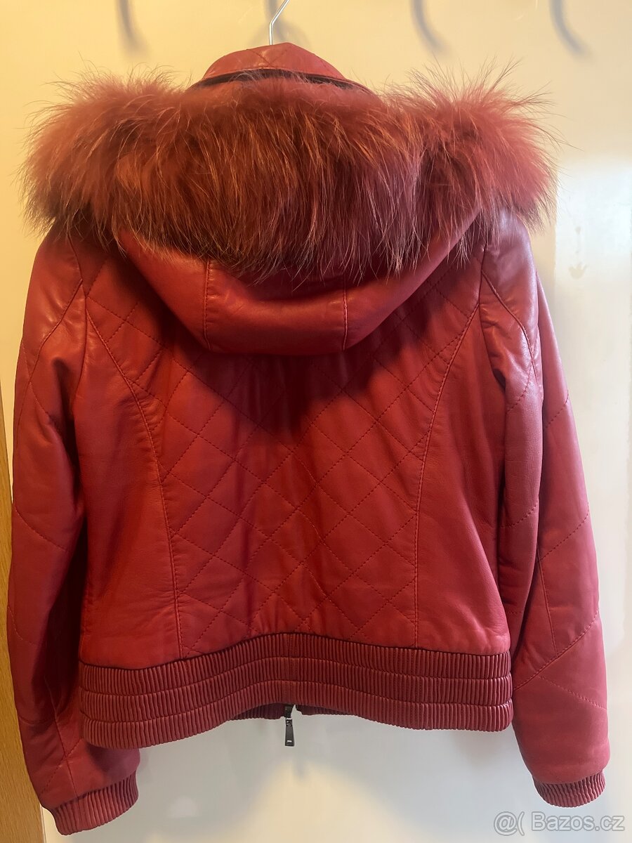 Kožená bunda do pasu - 3