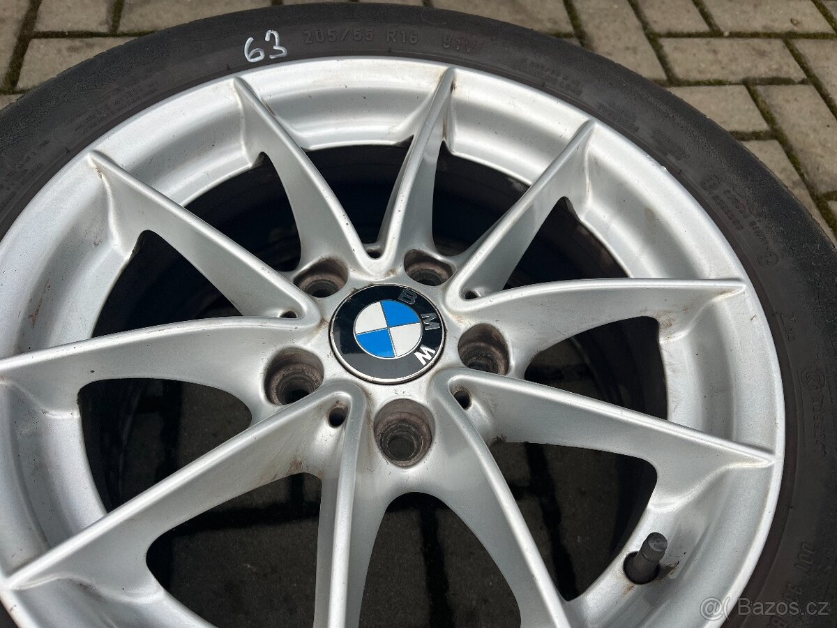4x alu disky BMW 5x120 R16, letní pneu - 3