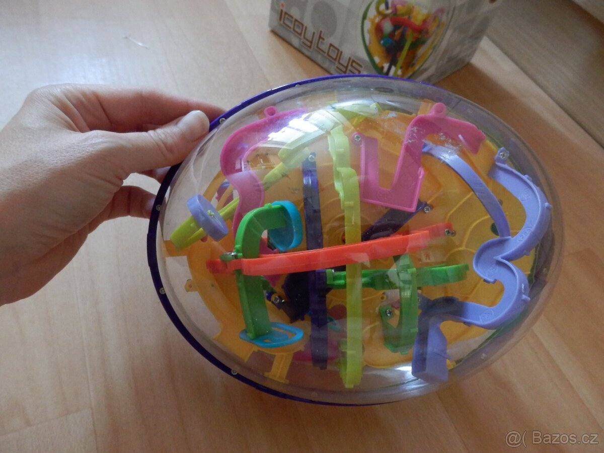 kuličkový labyrint, hlavolam, bludiště - 3