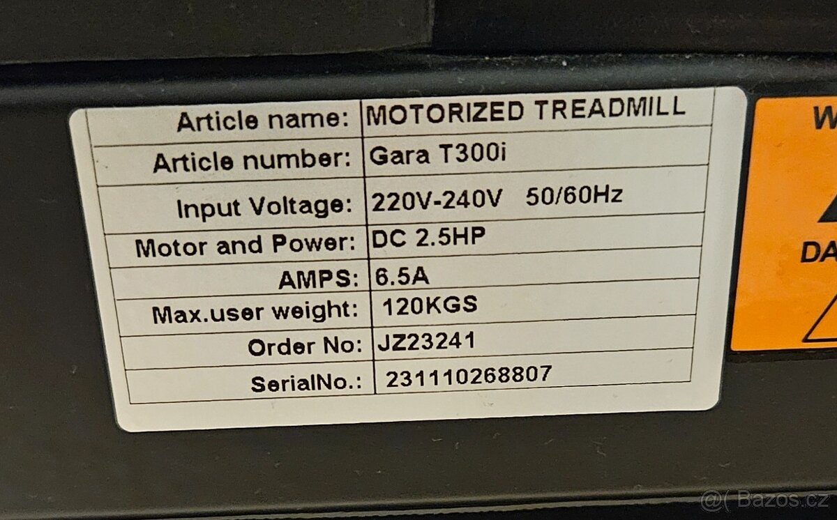 Běhací pás Gara t300i - 3