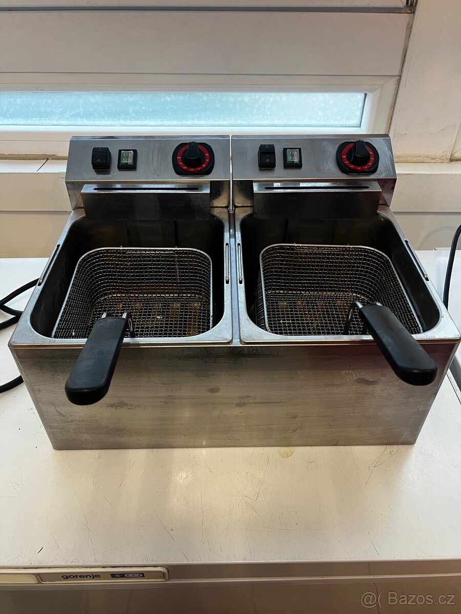 Fritéza Gastro 2 x 8L - 3