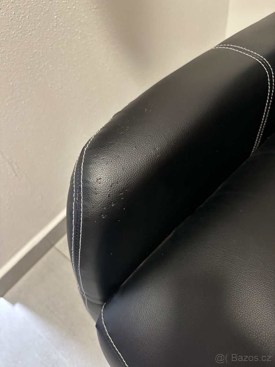 Kožené polohovací křeslo - 3