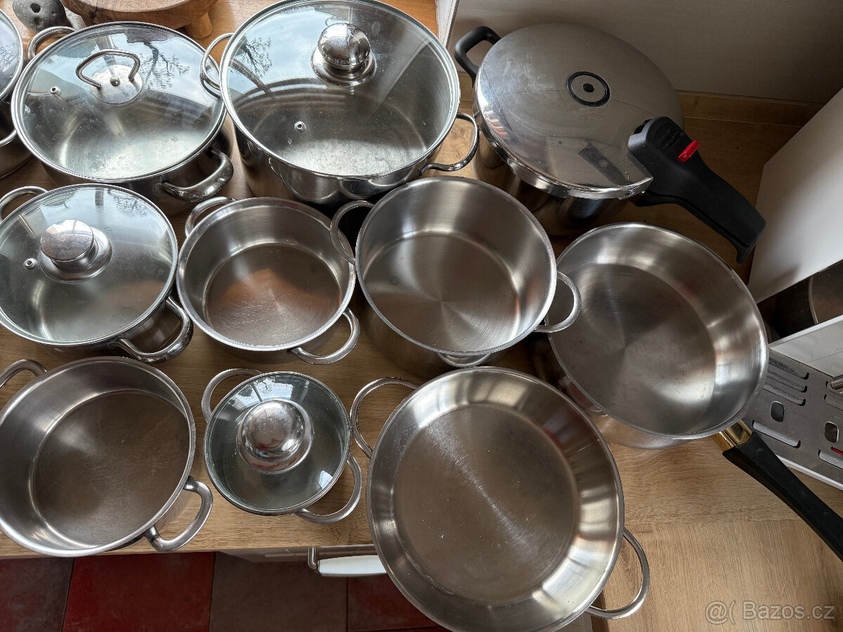 Nerezové nádobí - sada 17 kusů - 3