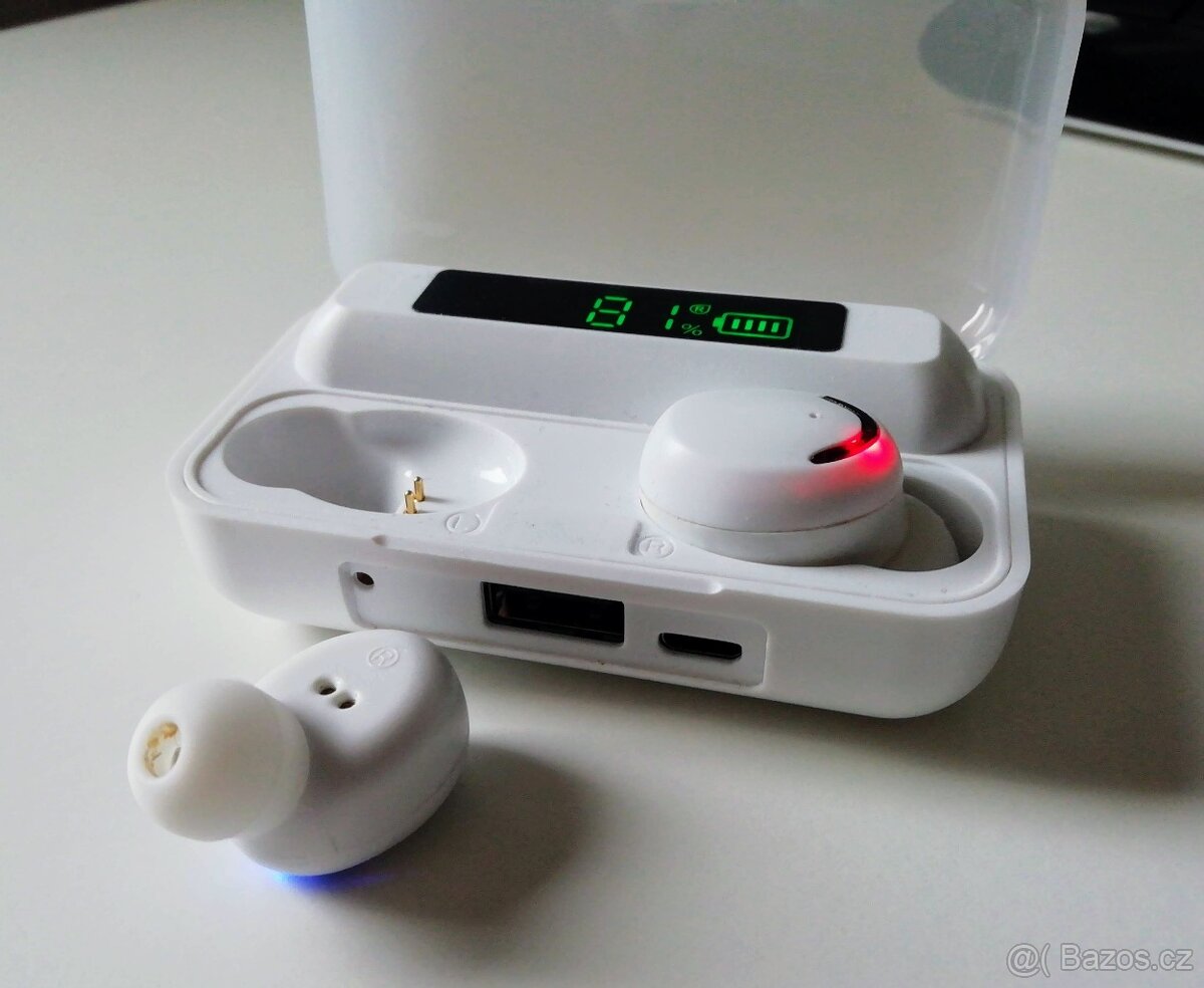 Bezdrátová sluchátka TWS Bluetooth 5.0 - 3