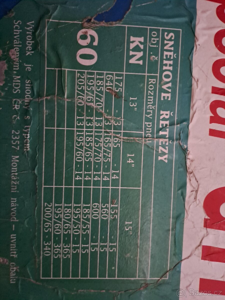 Sněhové řetězy KN 60 13", 14", 15", - 3