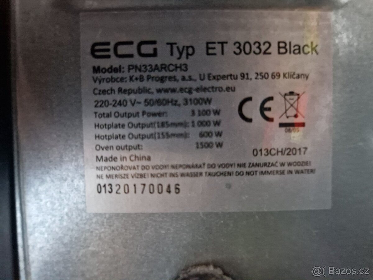 trouba s integrovanou dvouplotýnkou ECG ET3032 - 3