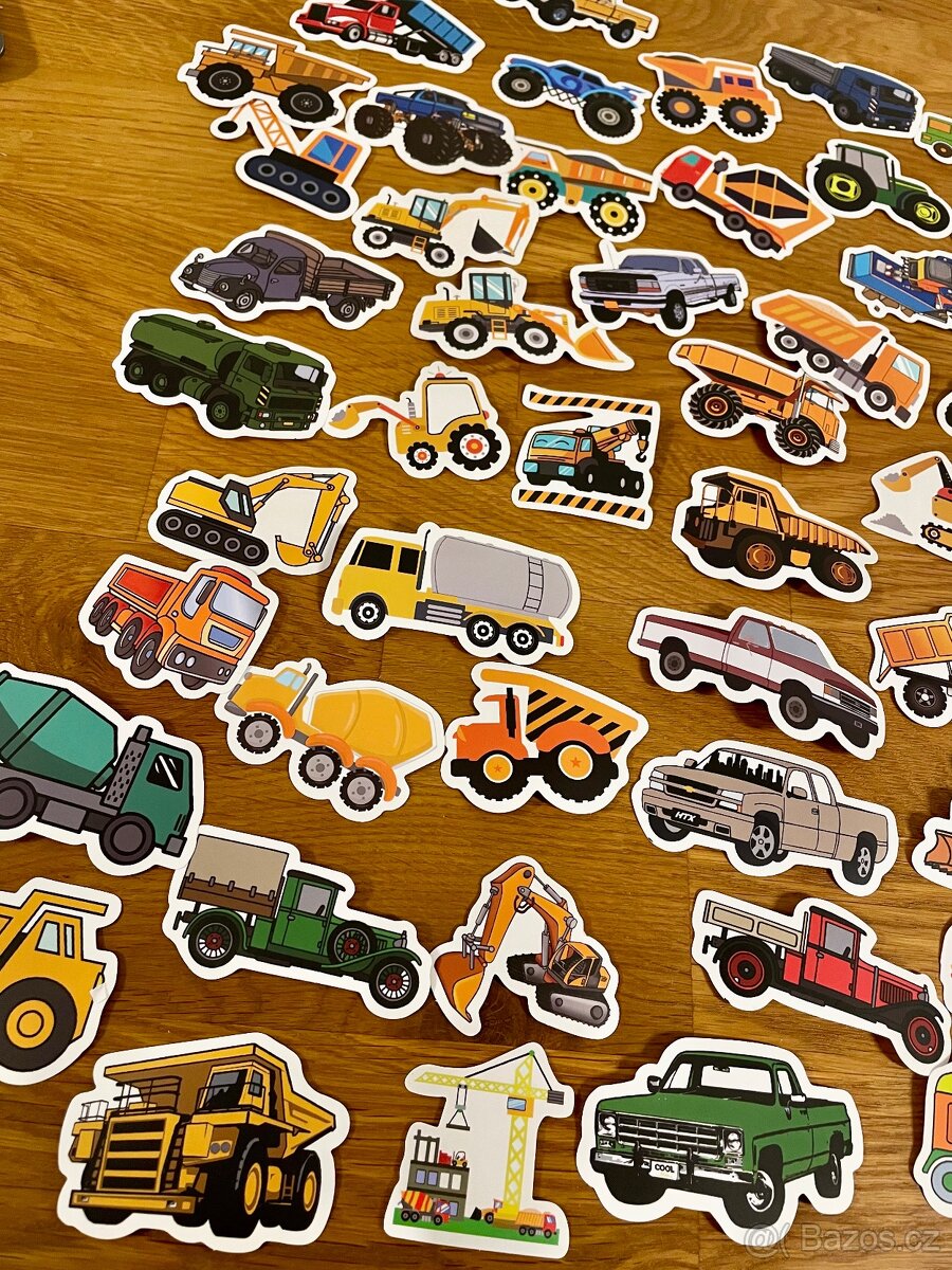 Sada samolepek auta-stavba 50 ks - 3