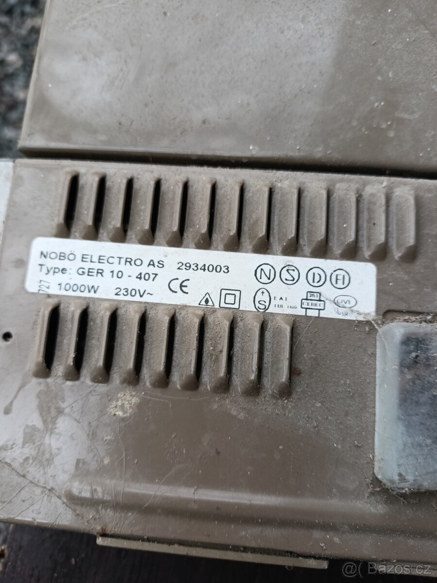 El.primotopne panely. 2ks - 3