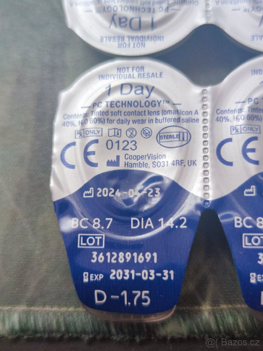 20x Jednodenní čočky -1.75 wear fresh - 3