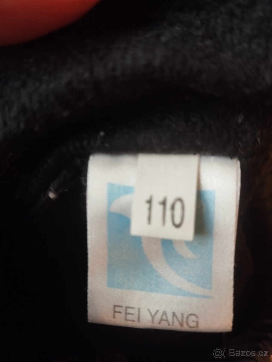 Chlapecké dětské vyteplené kalhoty, nepoškozené, vel. 110 - 3