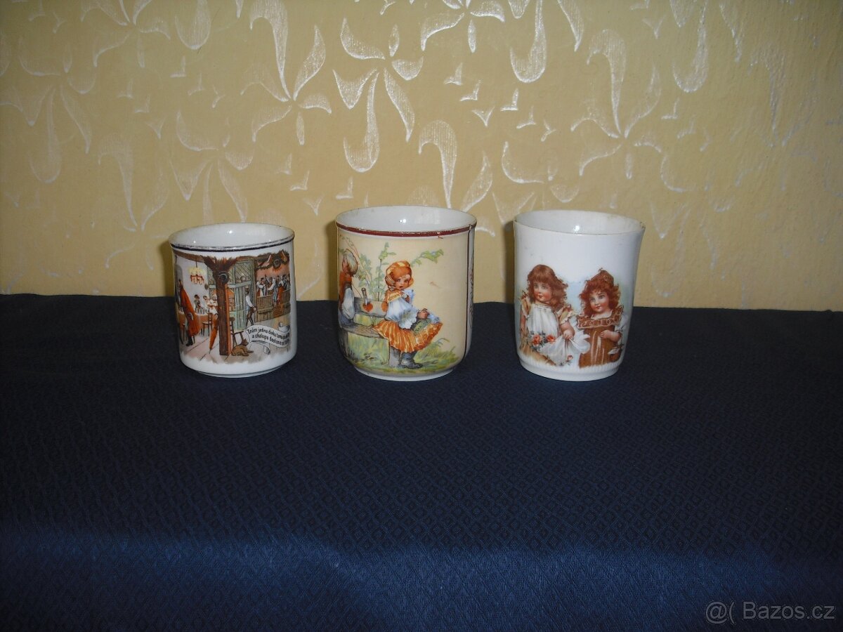 Staré hrníčky + retro dětské - 3