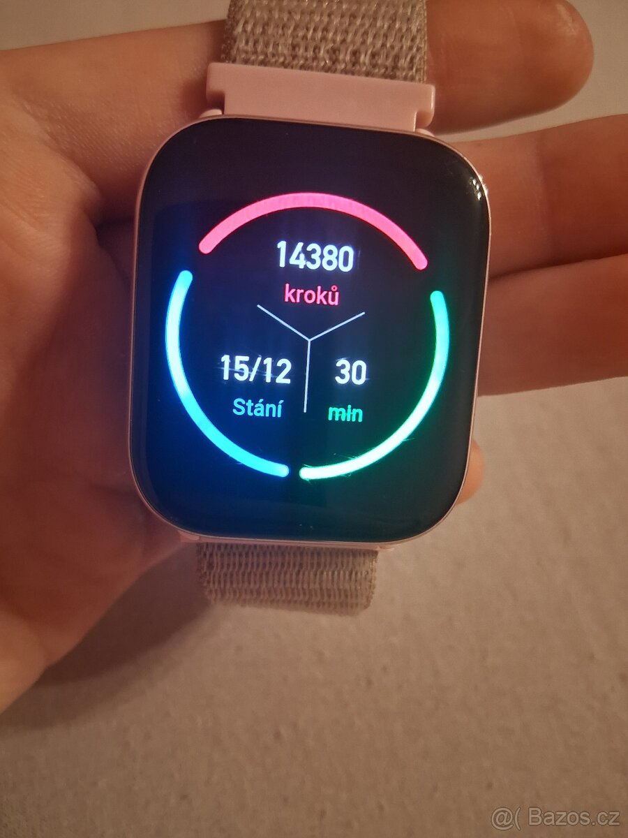 Chytré hodinky Amazfit Active růžové - 3