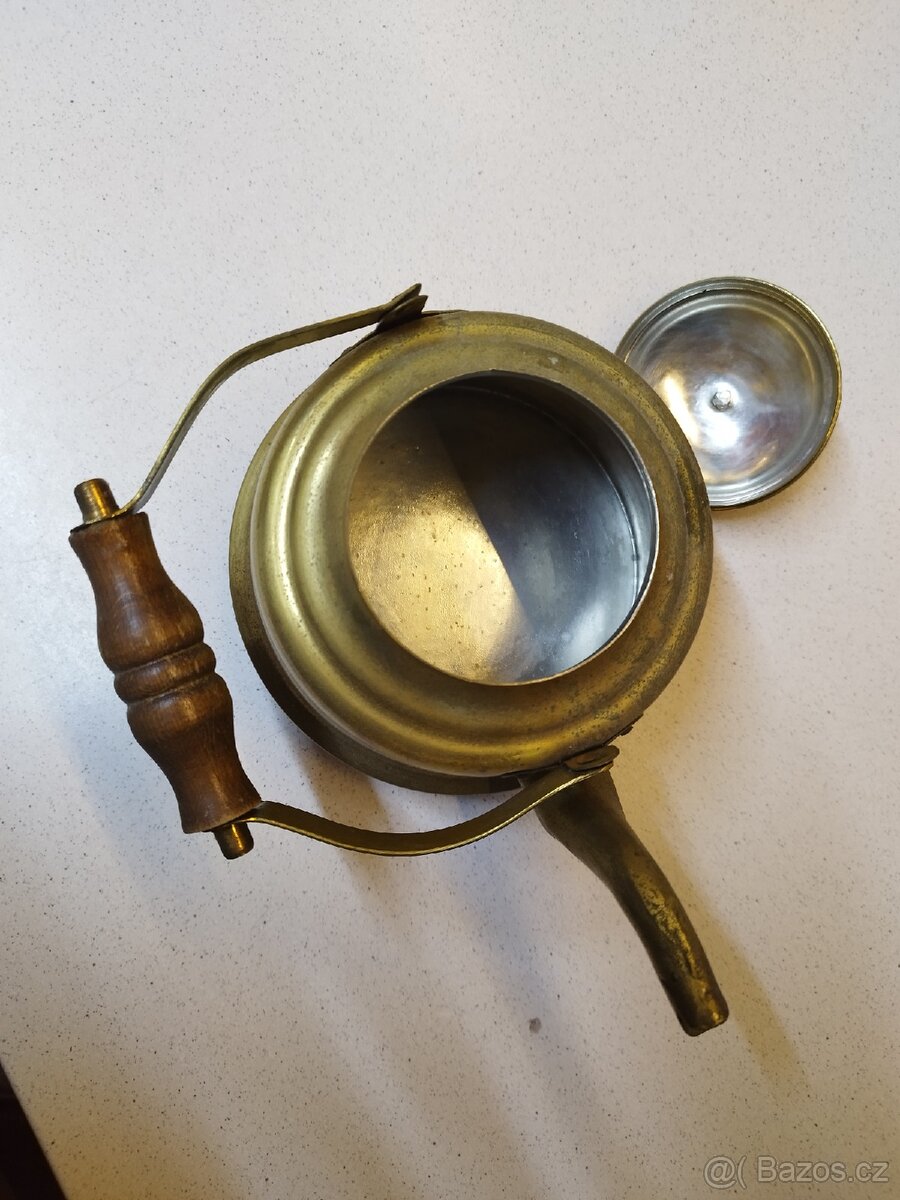 Konvička s dřevěným madlem - 3