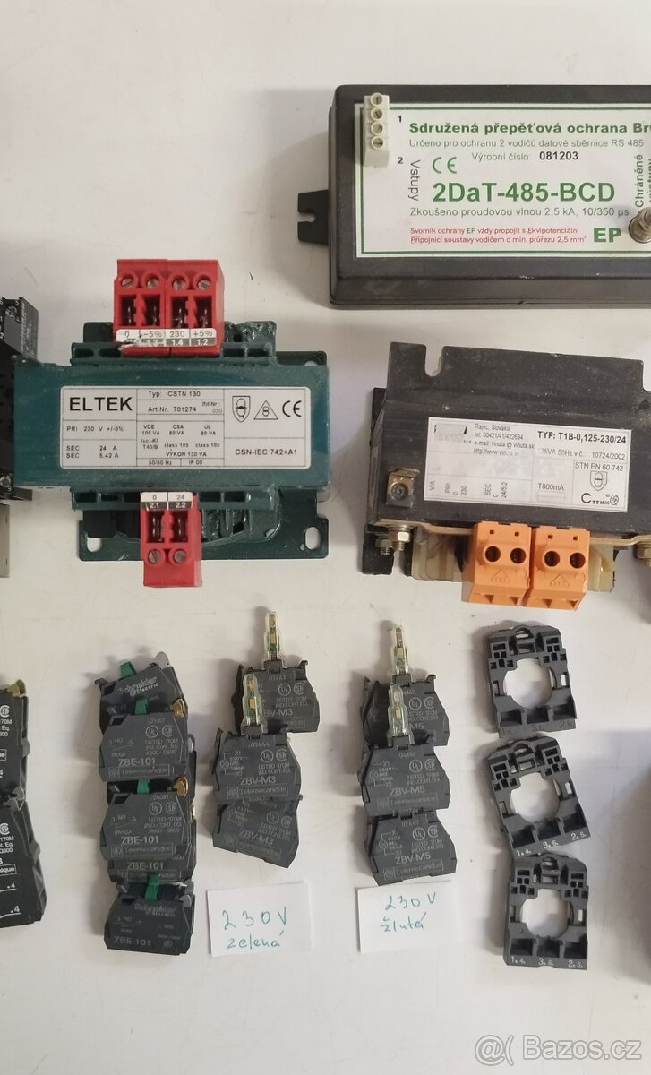 Elektromateriál a elektrosoučástky - 3