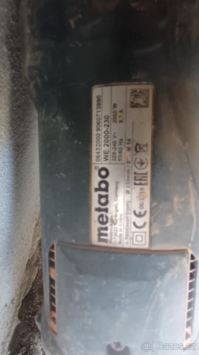 METABO Úhlová bruska WE 2000-230 - 3