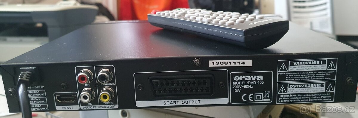CD/DVD/MP3/USB PŘEHRÁVAČ ORAVA DVD-405. HDMI. | Brno - 3