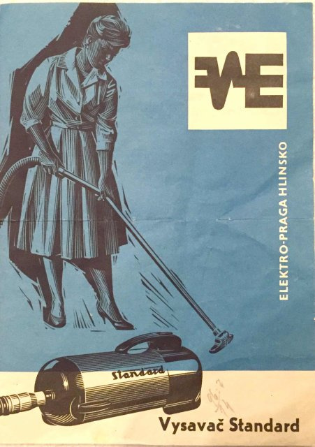 historický vysavač Elektro-Praga 401 Standard - 3