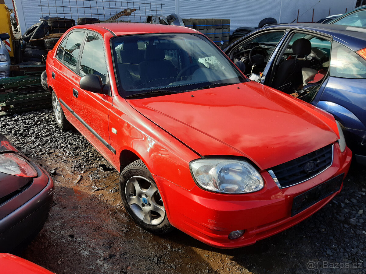 Hyundai Accent 2006 3dvéř DOHC 16V - díly - 3