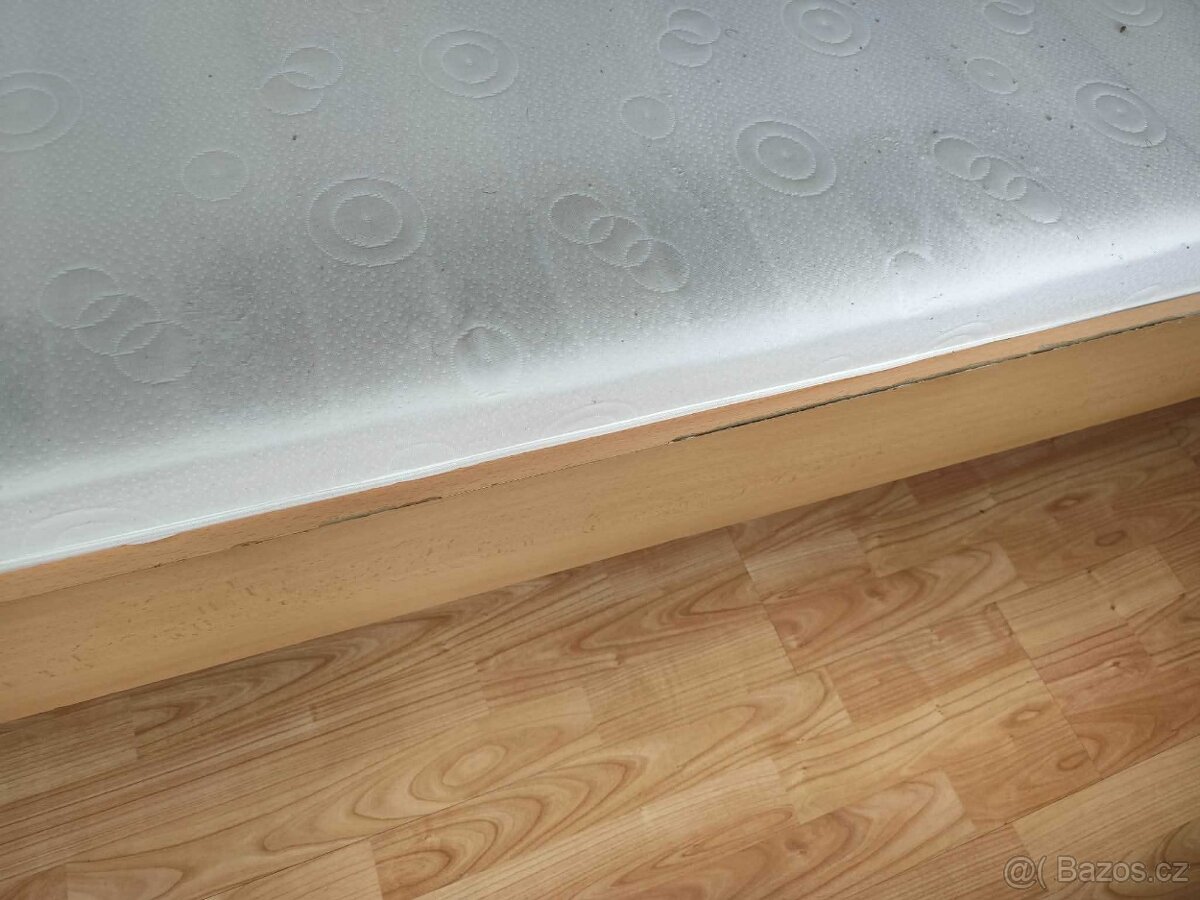 Dvoulůžková laminová postel 160x200 - 3