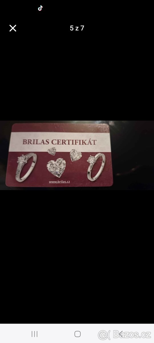 Prsten z bílého zlata - 3