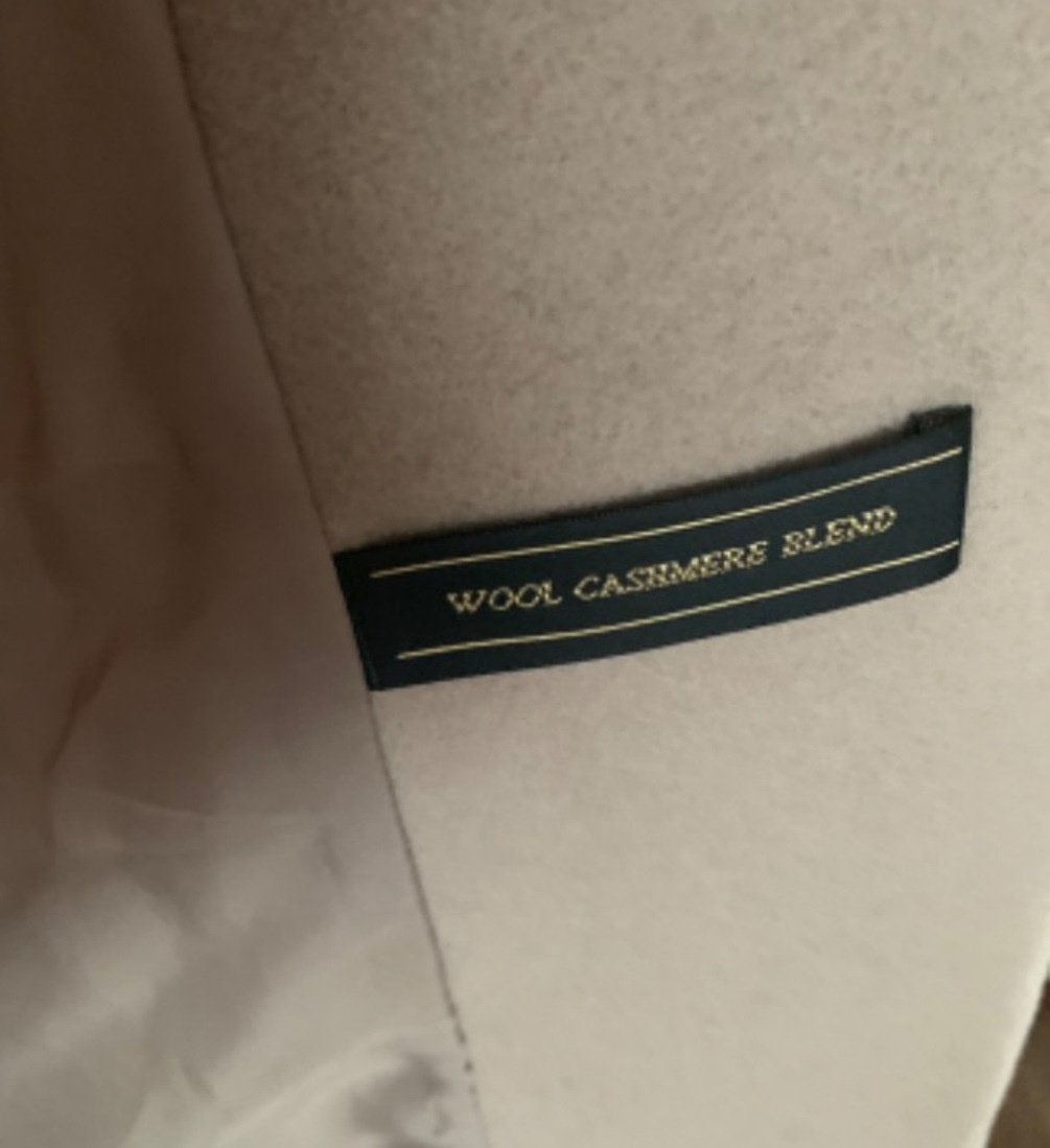 Béžový dámský kabát - 3