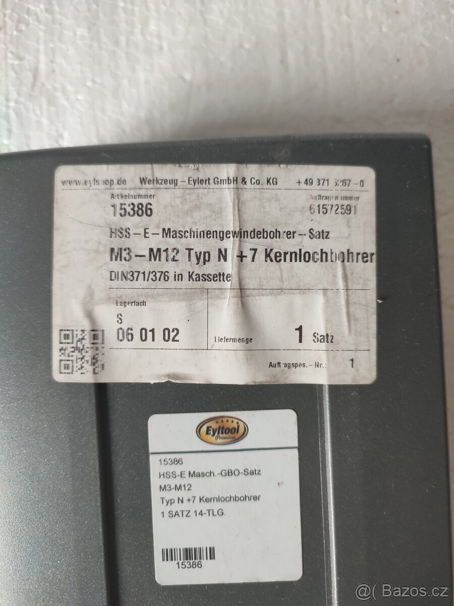 Profesionální sada závitníků a vrtáků Eyltool (HSS-E) – NOVÁ - 3