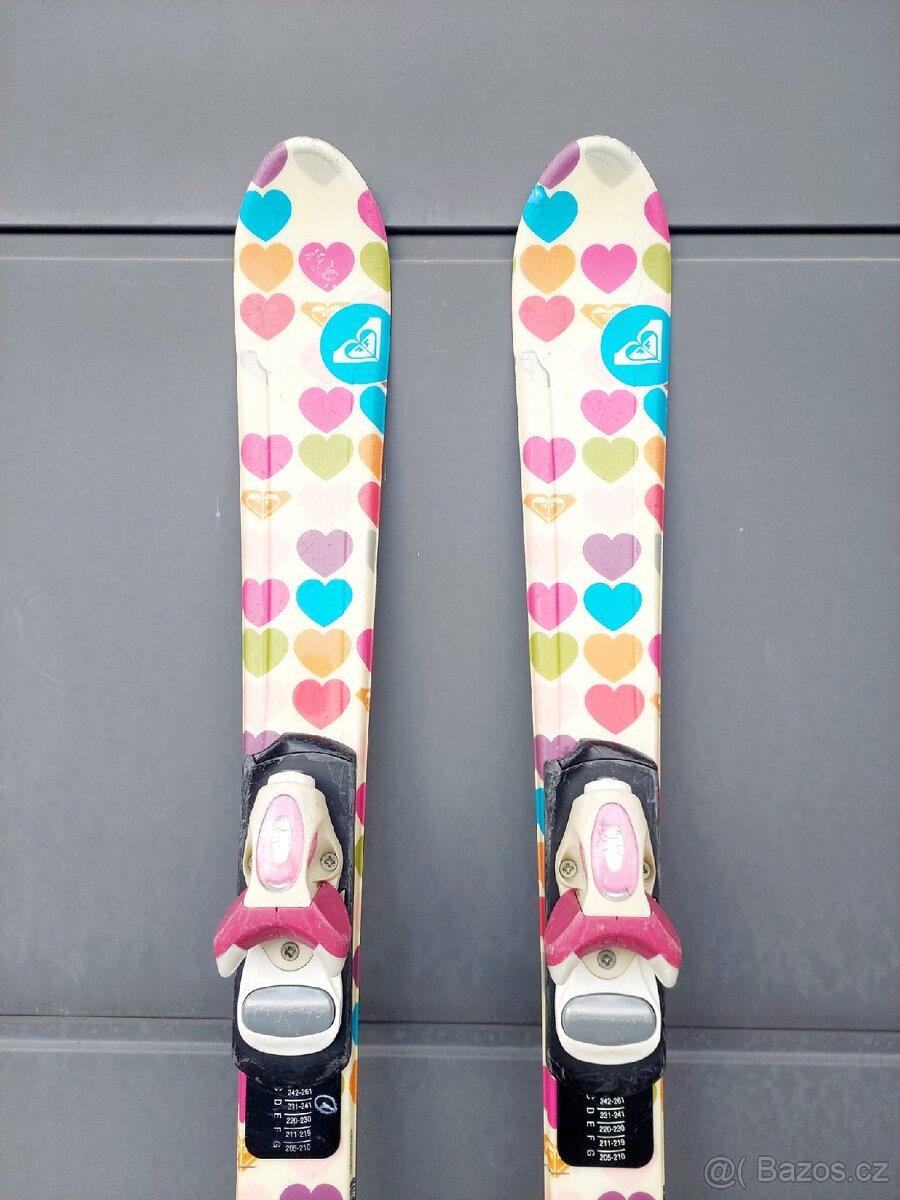 Dívčí lyže ROXY, 110 cm + lyžáky - 3