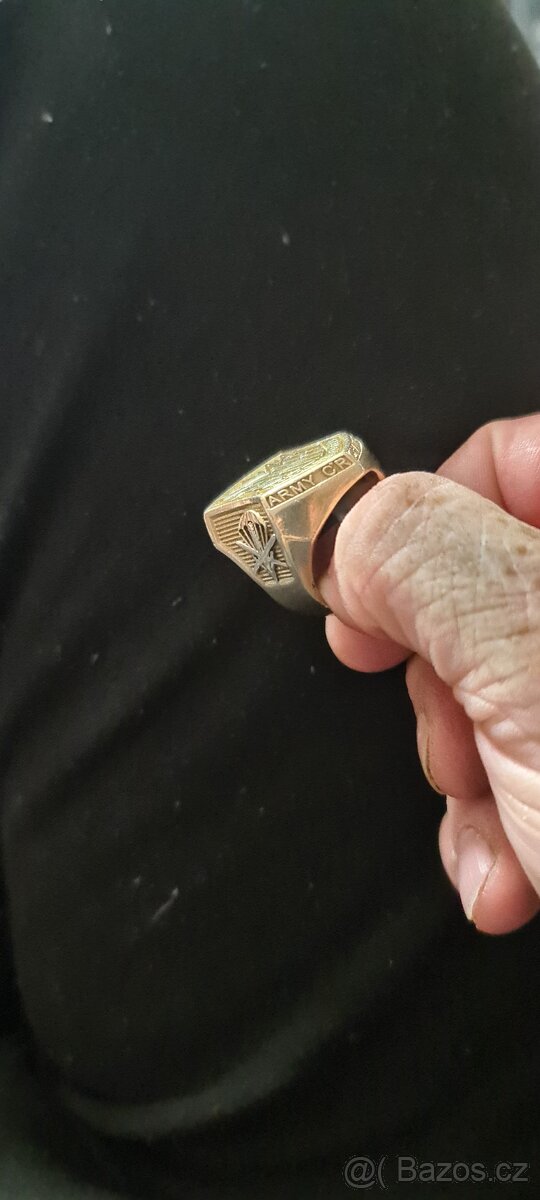 Zlatý masivní prsten speciálních jednotek PLATÍ POUZE DO PON - 3