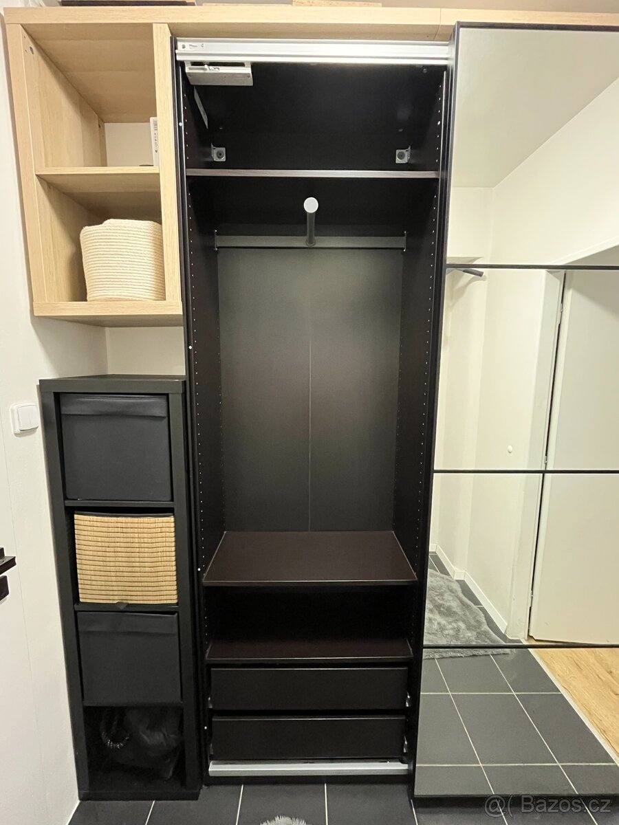 Satni skrin Ikea PAX - černohnědá - 3
