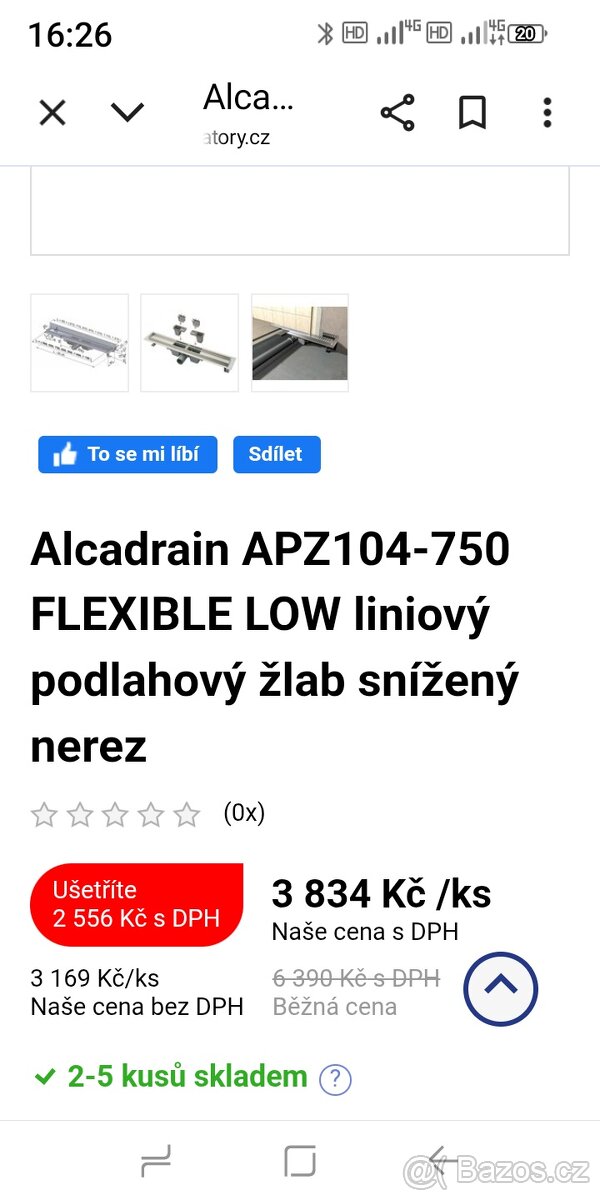 Žlab podlahovy - 3