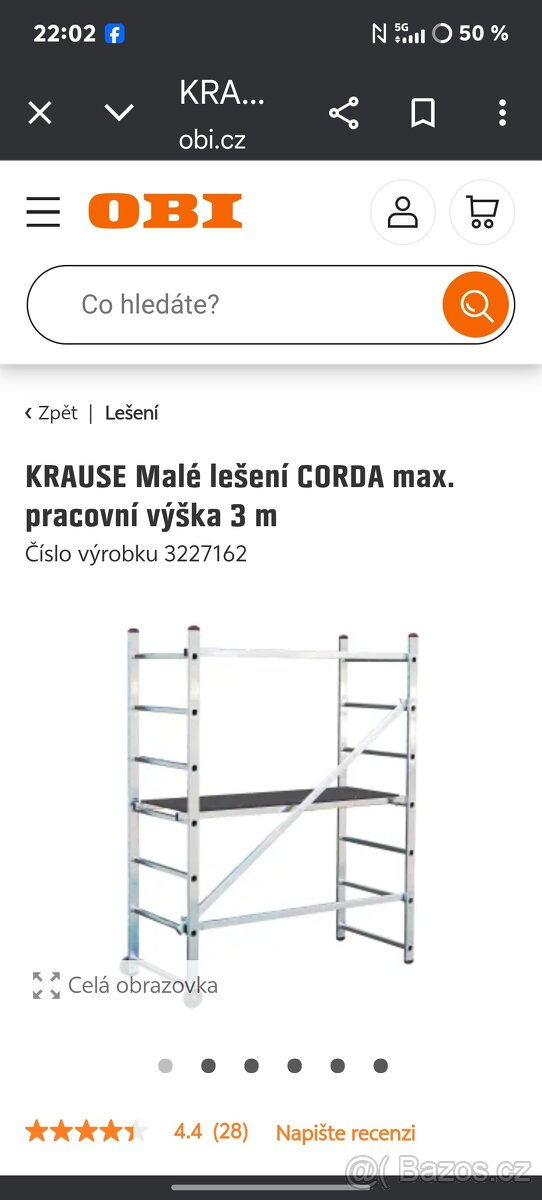 Lešení Míchačka bourací kladivo - 3