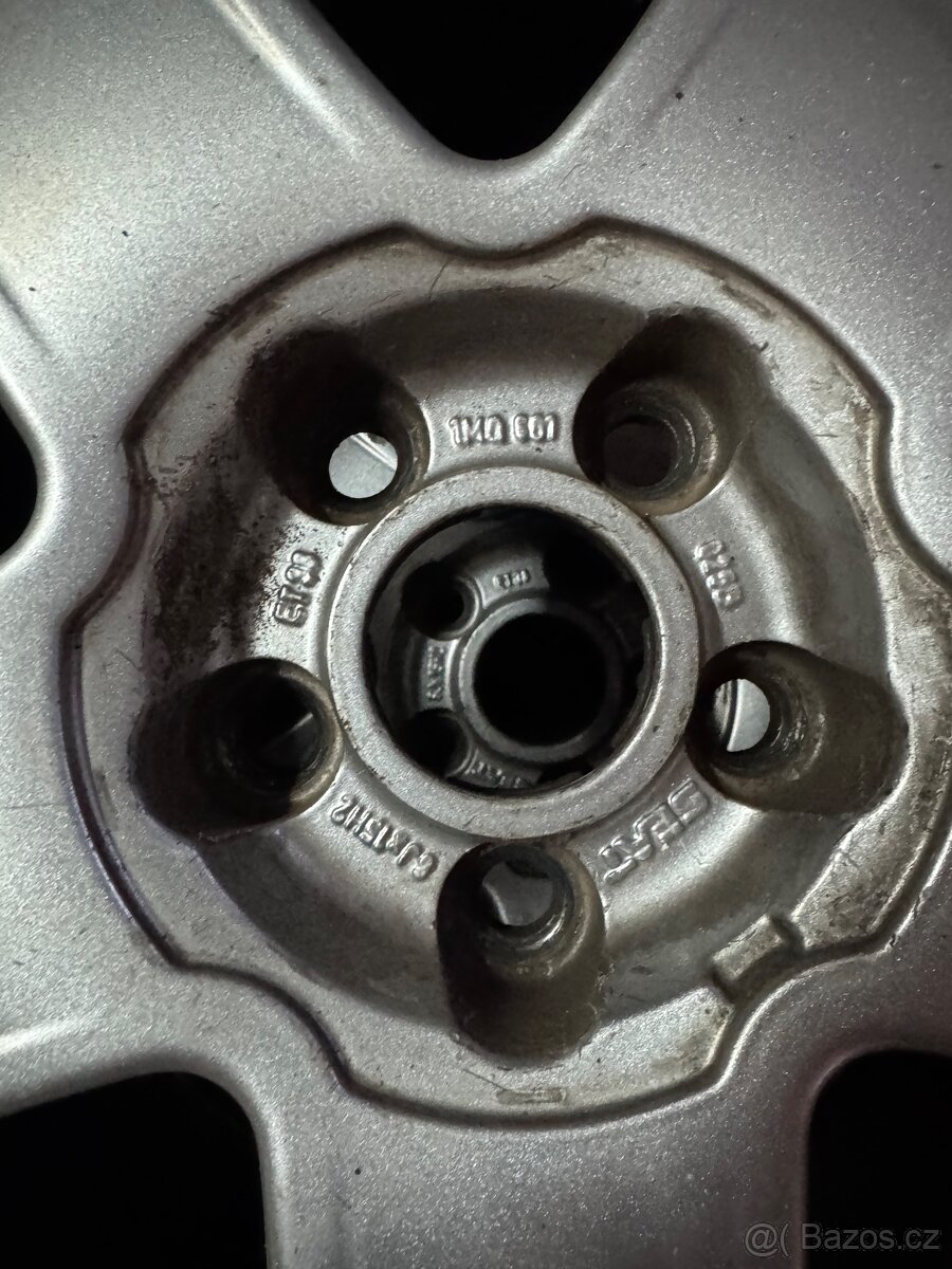 Prodám alu kola seat 5x100 15” - 3
