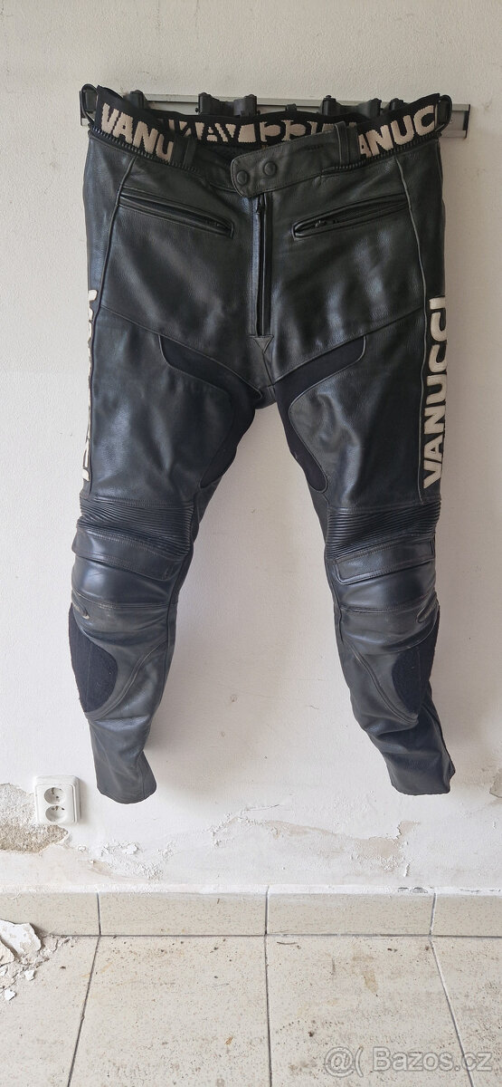 Kožené supersport kalhoty Vanucci - 3