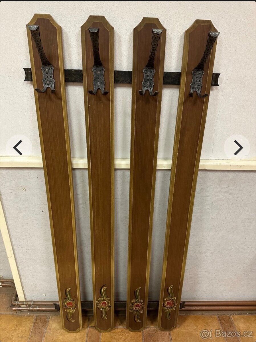 Věšák rustikal, malovaný - 3