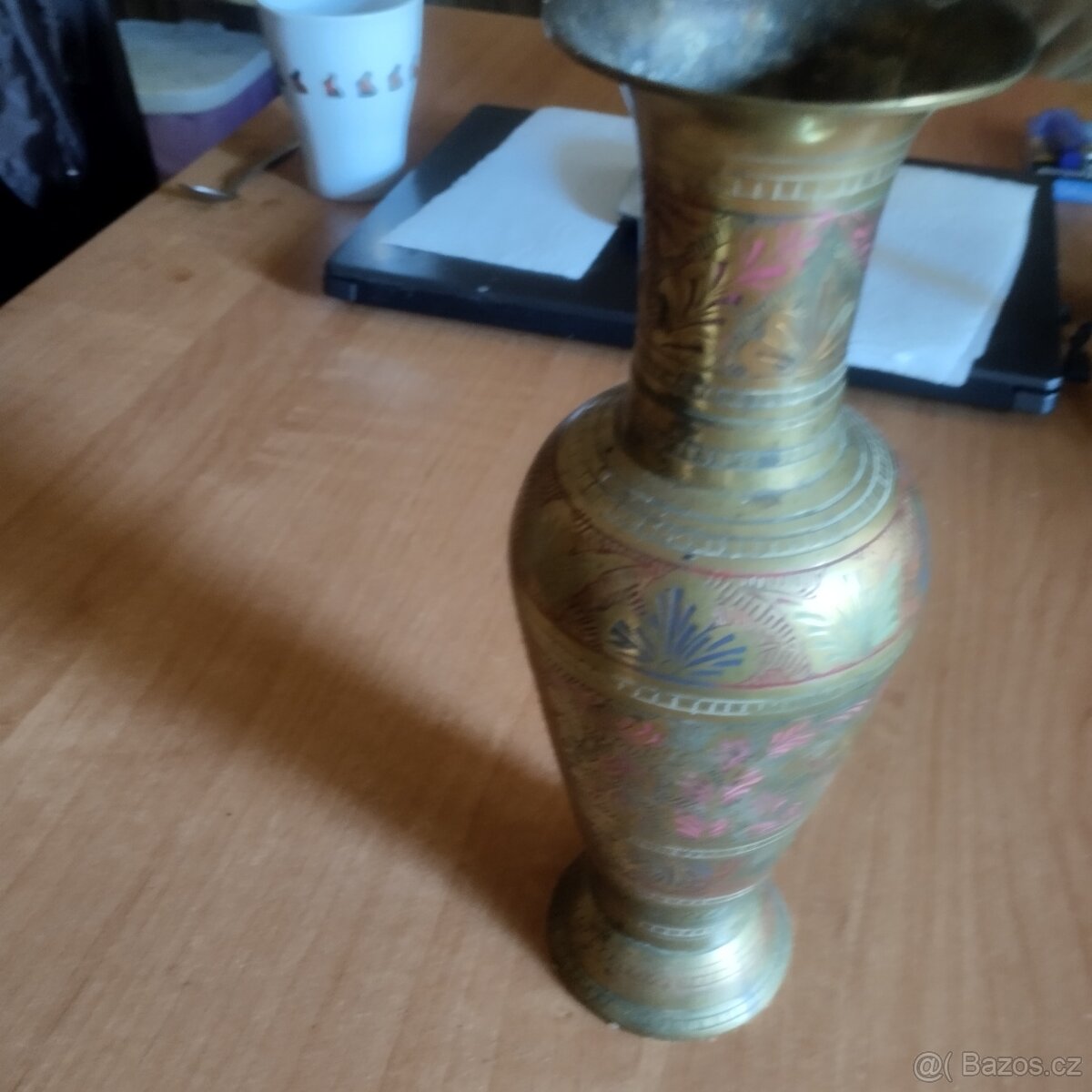 3 x mosazná váza - 3