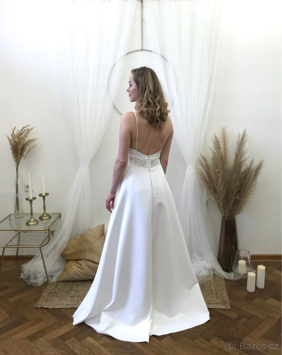 Svatební šaty nové S - 3