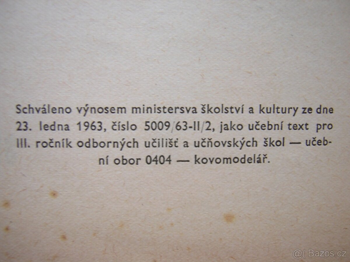 KOVOMODELÁŘ - KURS TECHNICKÝCH ZNALOSTÍ - 3