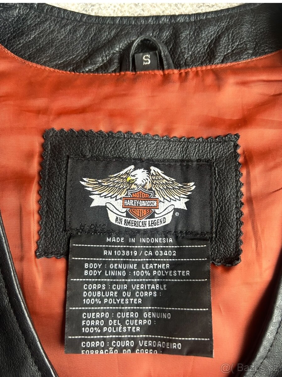 Kožená vesta Harley Davidson - 3