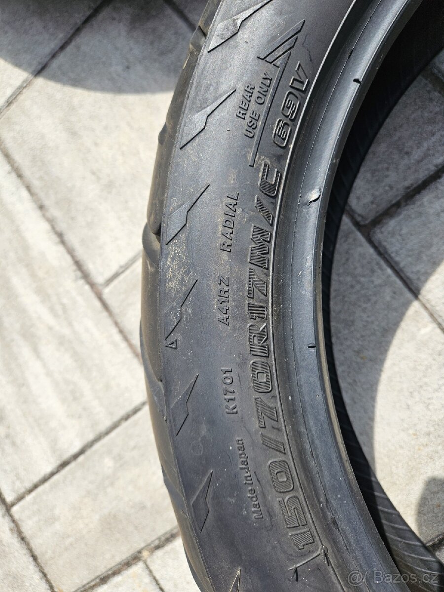 Pneu 150/70 R17 + 120/70 R19 - 3