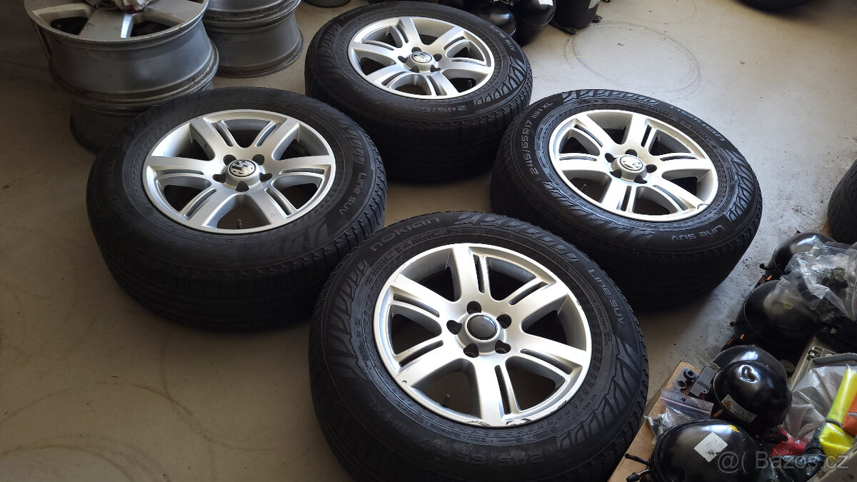 Original letní ALU kola 17" 5x120 VW Amarok