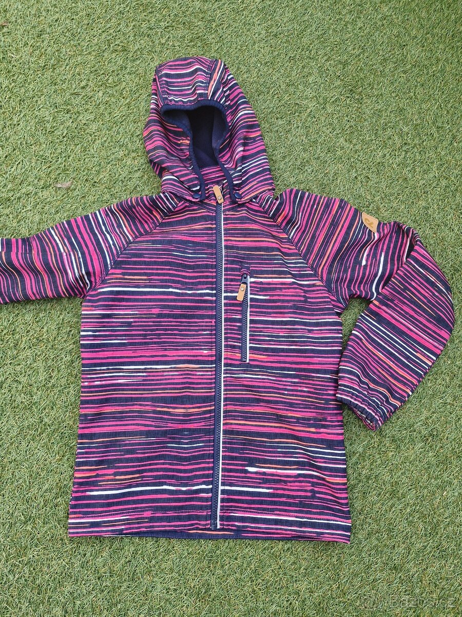 Péřová bunda/vesta 134/140 +softshellka - Reima - 3