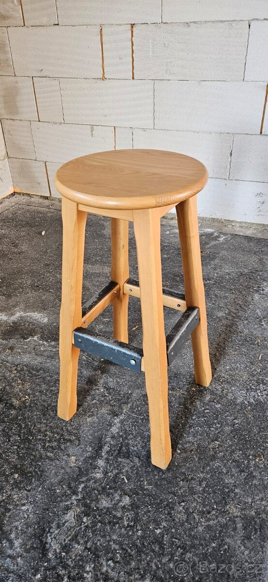 Barová židle dřevěná - 3