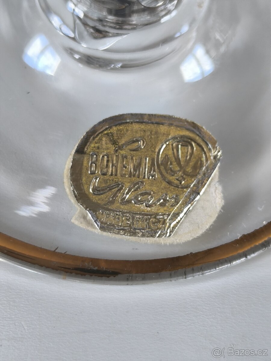 Sada luxusních křišťálových sklenic na sekt, Bohemia Glass - 3