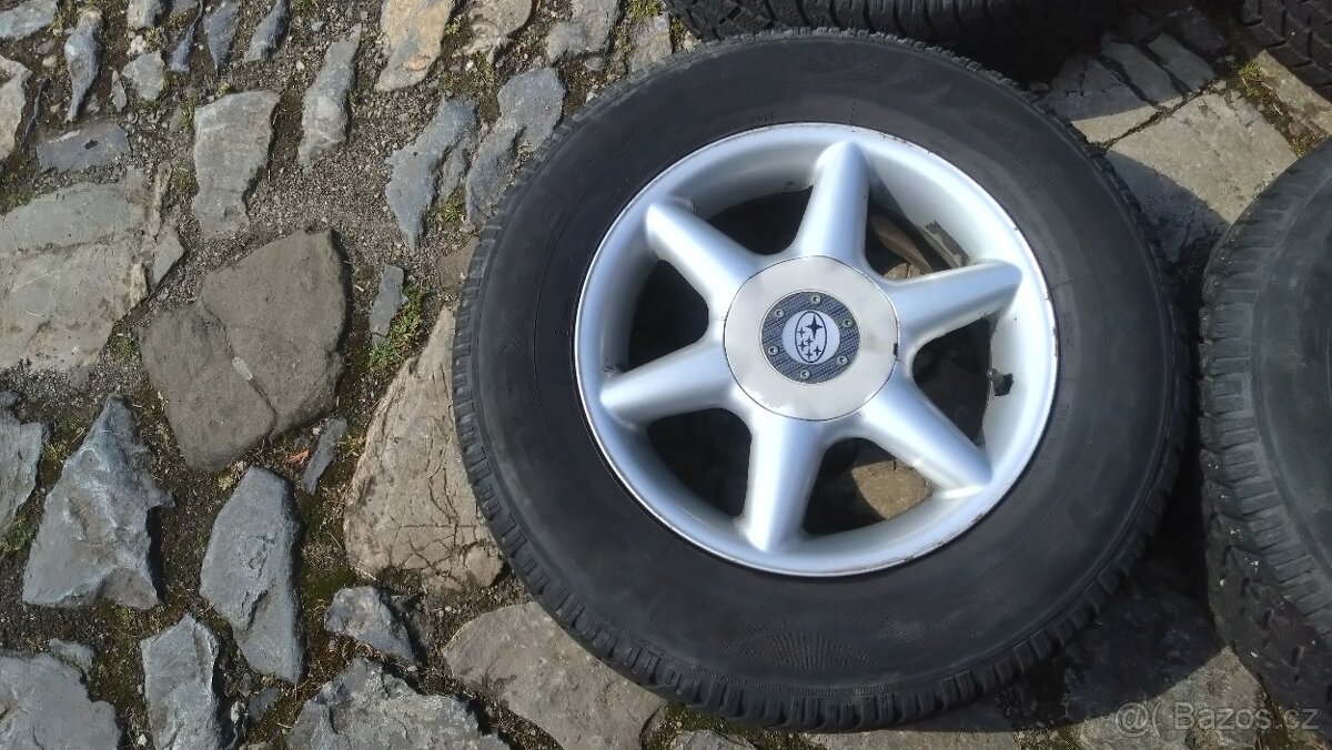 al kola 15 5x100 SUBARU FORESTER + PNEU 205 70 15 - 3