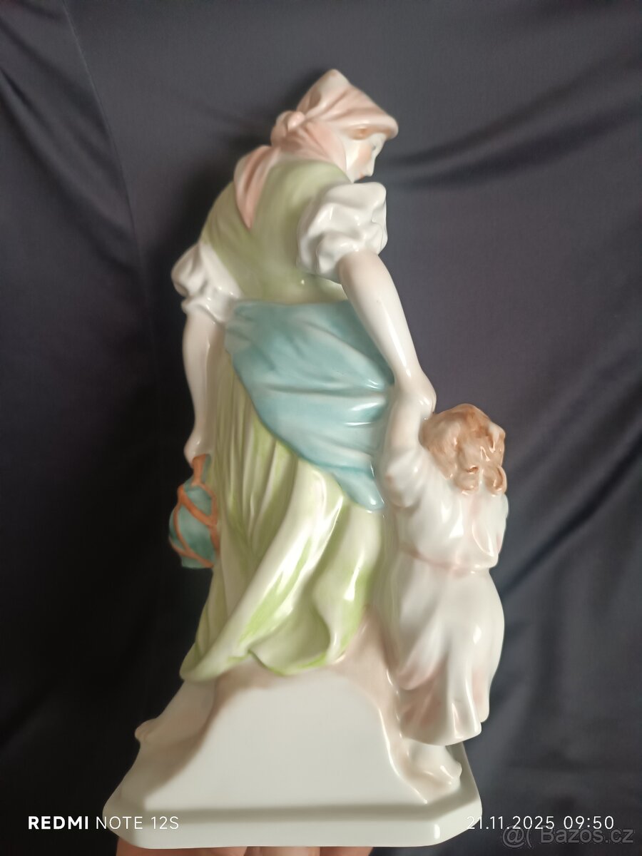 Porcelánová soška herend hvngary - 3