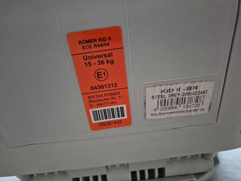 Autosedačka Britax Romer KID 2 - 3