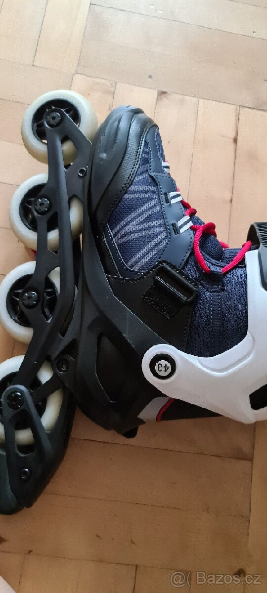 Pánské kolečkové brusle Fit 500 zn. Oxelo vel.43 - 3