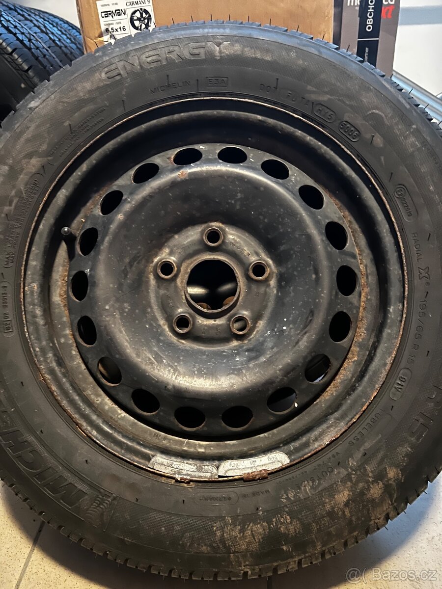 Disky 5x112 R15 + Michelin 195/65 9mm - 3