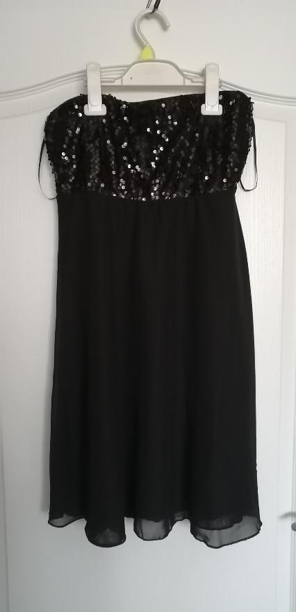 Černé šaty vel. 36/38 - 3